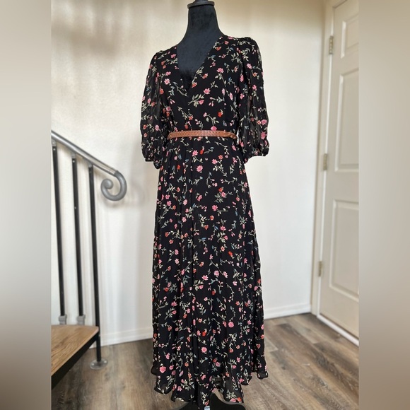 GANNI Georgette floral dress - Picture 5 of 10
